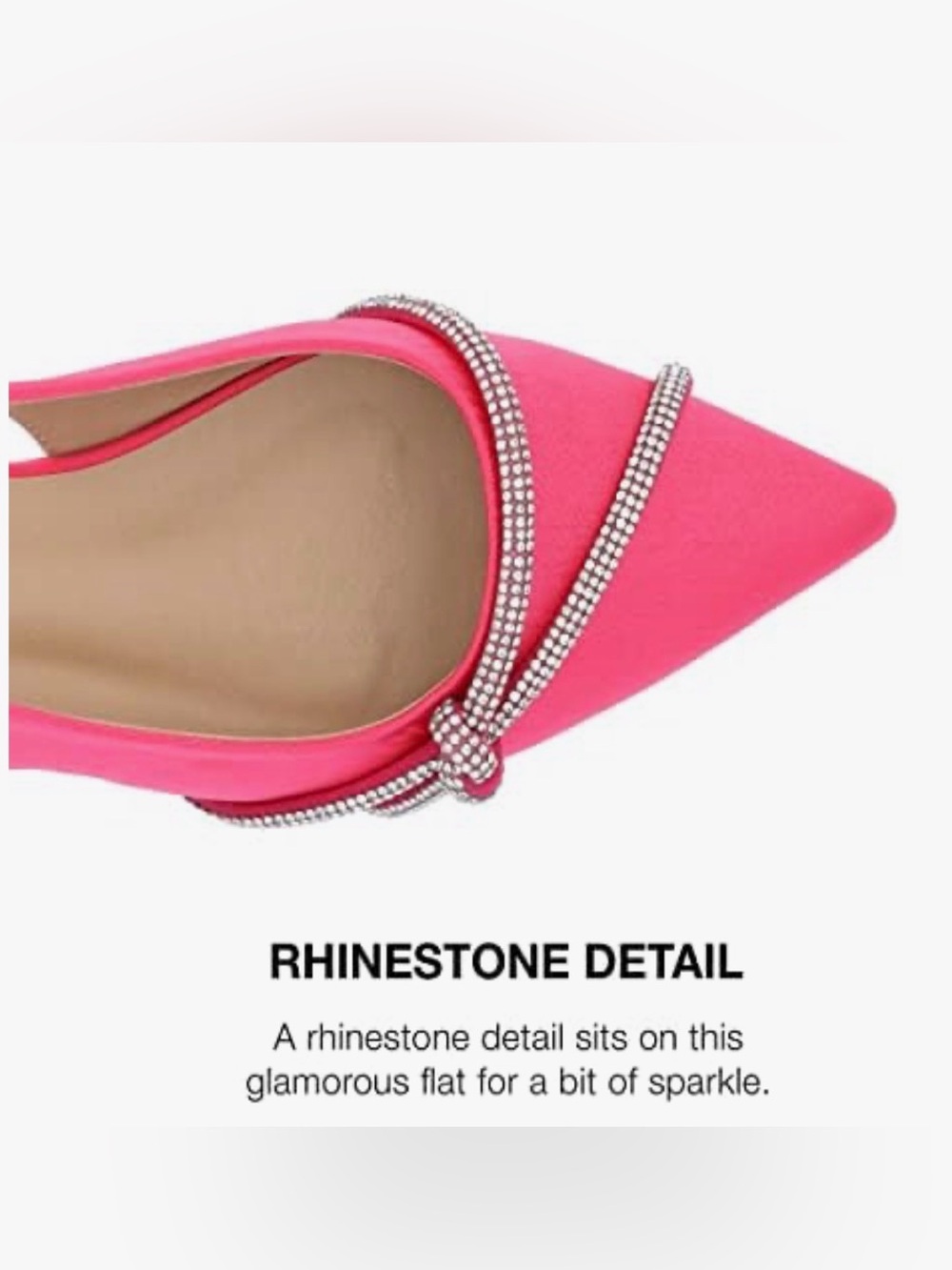 Journee Collection Rebbel Womens Pointed Closed Toe Ballet Flats NIB Size 8 - Picture 14 of 15